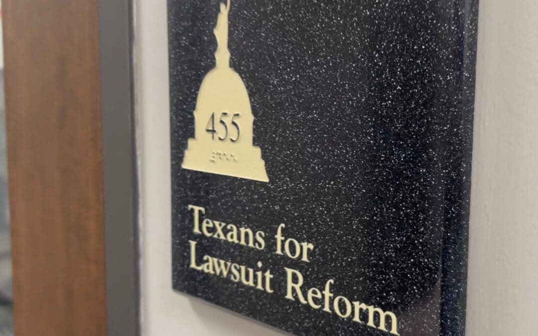 New Organization Takes Aim at Texans for Lawsuit Reform